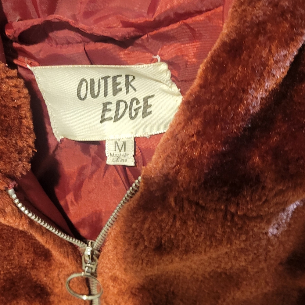 Outer Edge Rust Plush Jacket - image 2